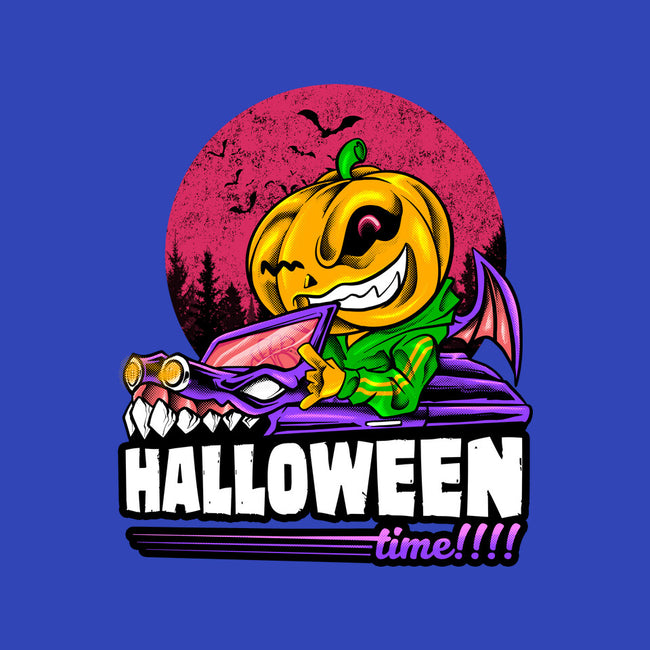 Time For Halloween-Womens-V-Neck-Tee-spoilerinc