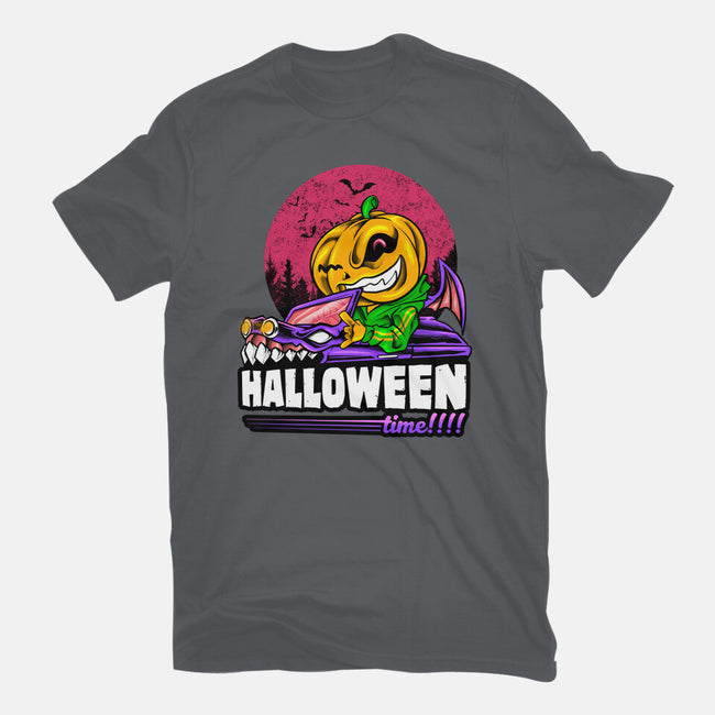 Time For Halloween-Womens-Fitted-Tee-spoilerinc