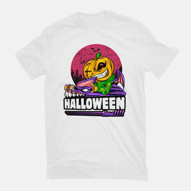 Time For Halloween-Womens-Fitted-Tee-spoilerinc