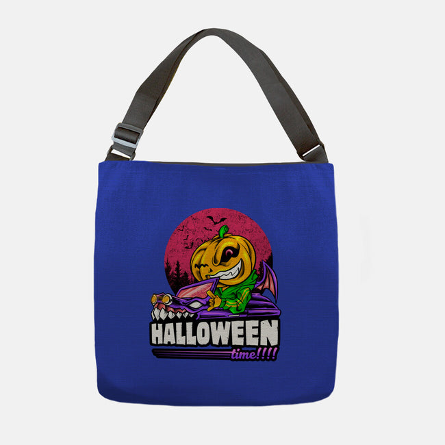 Time For Halloween-None-Adjustable Tote-Bag-spoilerinc