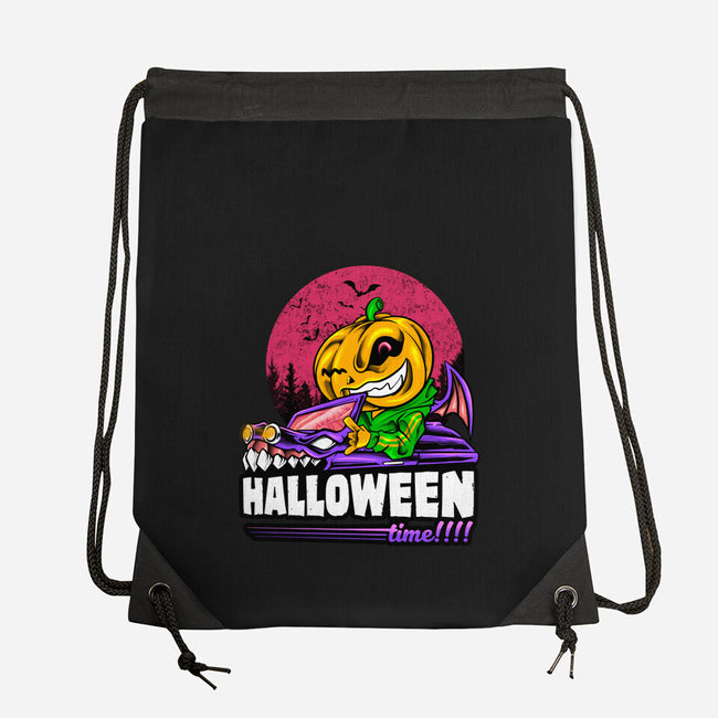 Time For Halloween-None-Drawstring-Bag-spoilerinc