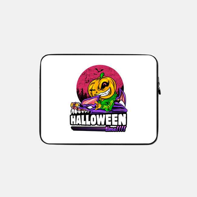 Time For Halloween-None-Zippered-Laptop Sleeve-spoilerinc