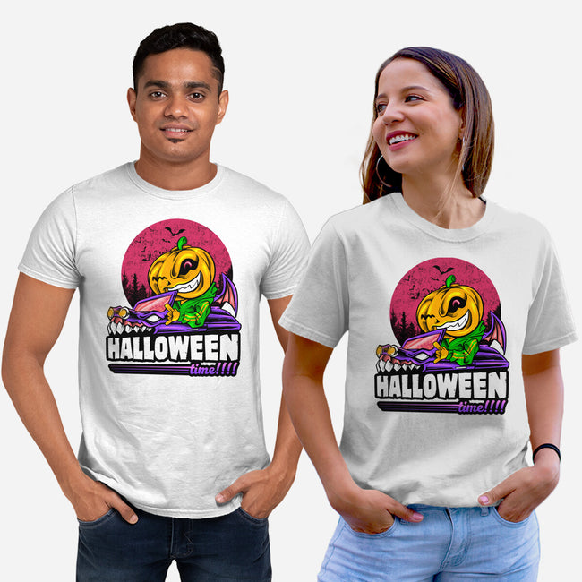 Time For Halloween-Unisex-Basic-Tee-spoilerinc