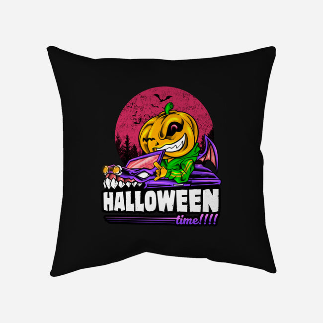 Time For Halloween-None-Non-Removable Cover w Insert-Throw Pillow-spoilerinc