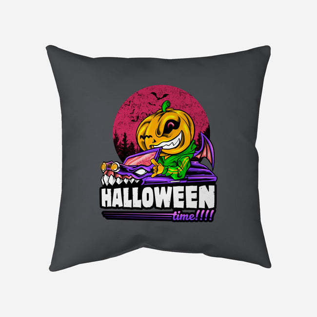 Time For Halloween-None-Non-Removable Cover w Insert-Throw Pillow-spoilerinc