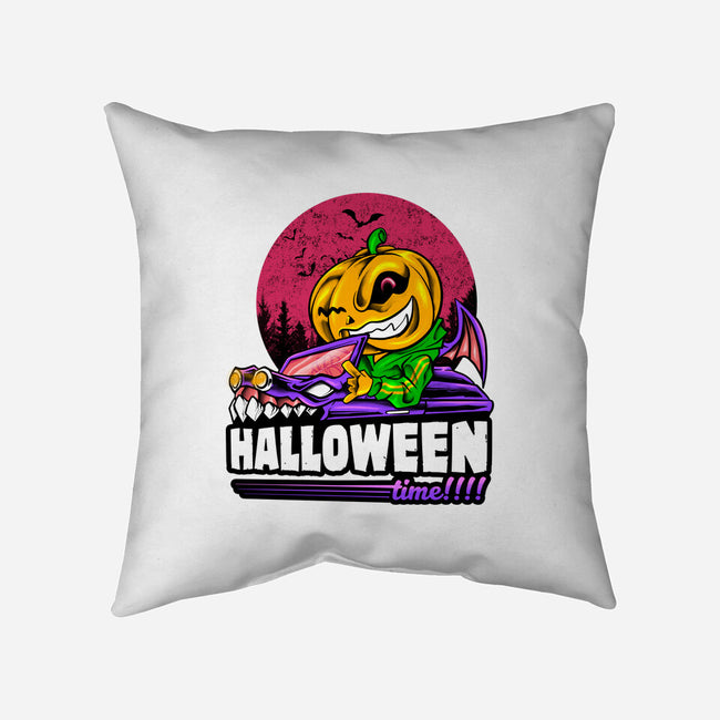 Time For Halloween-None-Non-Removable Cover w Insert-Throw Pillow-spoilerinc