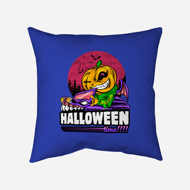 Time For Halloween-None-Removable Cover-Throw Pillow-spoilerinc