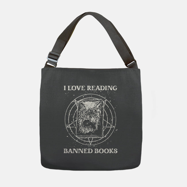 Evil Reader-None-Adjustable Tote-Bag-retrodivision