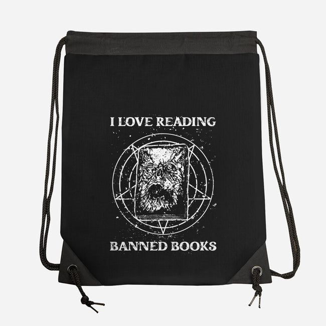 Evil Reader-None-Drawstring-Bag-retrodivision