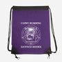 Evil Reader-None-Drawstring-Bag-retrodivision