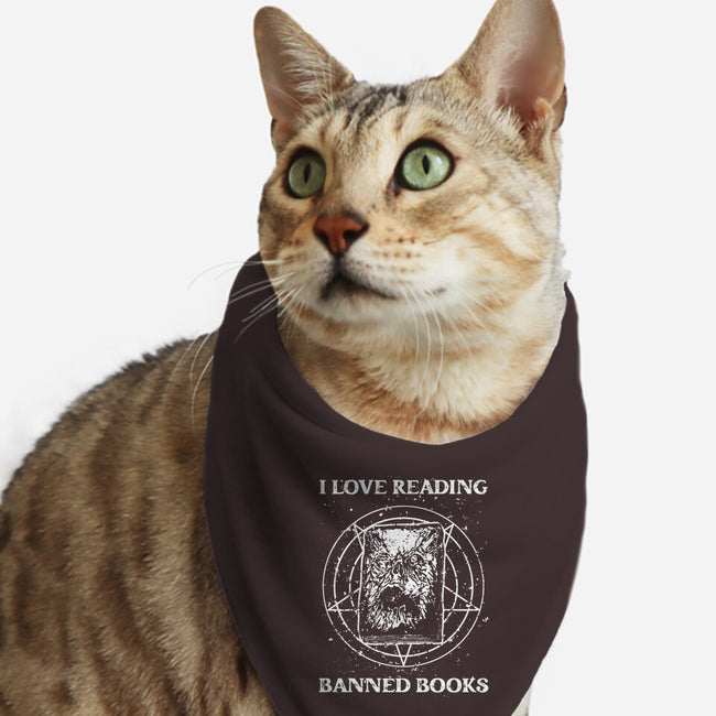 Evil Reader-Cat-Bandana-Pet Collar-retrodivision