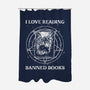Evil Reader-None-Polyester-Shower Curtain-retrodivision