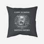 Evil Reader-None-Non-Removable Cover w Insert-Throw Pillow-retrodivision