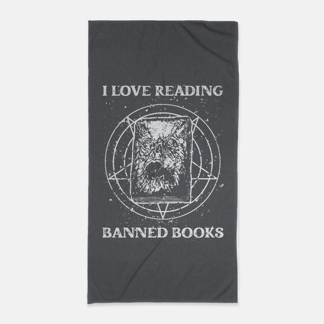 Evil Reader-None-Beach-Towel-retrodivision