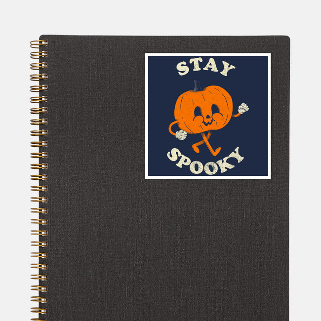 Stay Spooky Pumpkin-None-Glossy-Sticker-zachterrelldraws