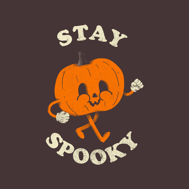 Stay Spooky Pumpkin-None-Removable Cover-Throw Pillow-zachterrelldraws