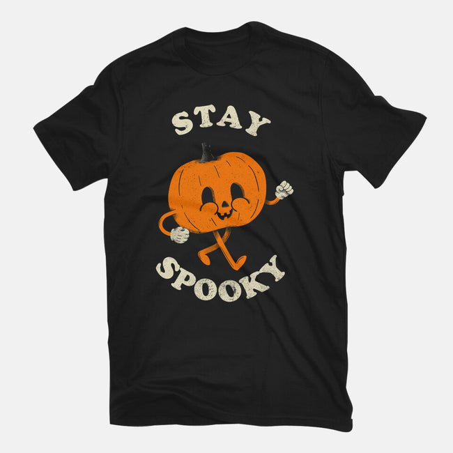 Stay Spooky Pumpkin-Unisex-Basic-Tee-zachterrelldraws