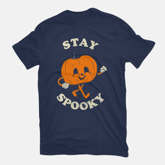 Stay Spooky Pumpkin-Mens-Basic-Tee-zachterrelldraws