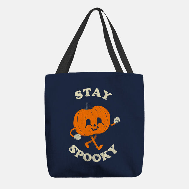 Stay Spooky Pumpkin-None-Basic Tote-Bag-zachterrelldraws