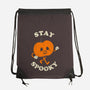 Stay Spooky Pumpkin-None-Drawstring-Bag-zachterrelldraws