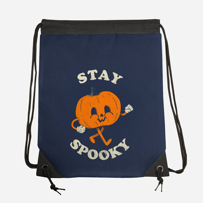 Stay Spooky Pumpkin-None-Drawstring-Bag-zachterrelldraws