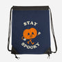 Stay Spooky Pumpkin-None-Drawstring-Bag-zachterrelldraws