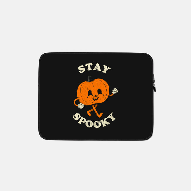 Stay Spooky Pumpkin-None-Zippered-Laptop Sleeve-zachterrelldraws