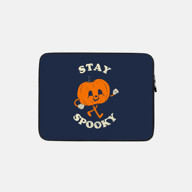 Stay Spooky Pumpkin-None-Zippered-Laptop Sleeve-zachterrelldraws