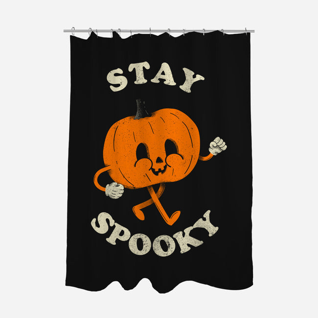 Stay Spooky Pumpkin-None-Polyester-Shower Curtain-zachterrelldraws