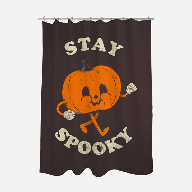 Stay Spooky Pumpkin-None-Polyester-Shower Curtain-zachterrelldraws