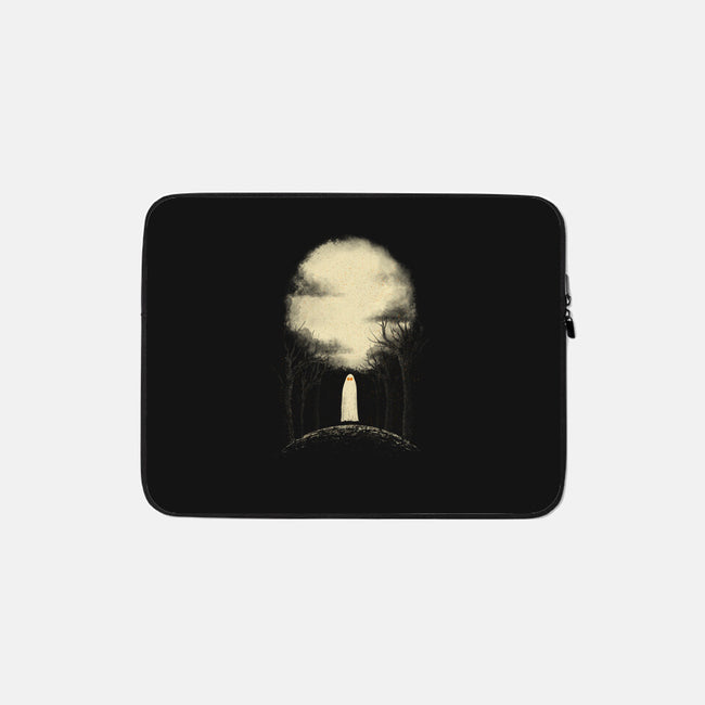 The Ghost-None-Zippered-Laptop Sleeve-zachterrelldraws