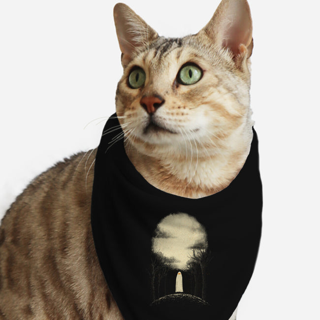 The Ghost-Cat-Bandana-Pet Collar-zachterrelldraws