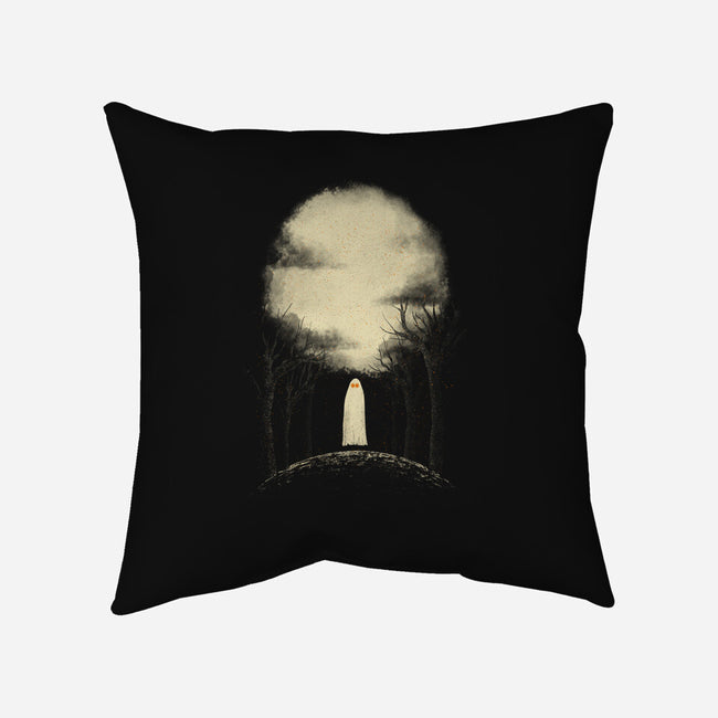 The Ghost-None-Removable Cover w Insert-Throw Pillow-zachterrelldraws