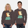 Retro Free Spirit-Unisex-Crew Neck-Sweatshirt-zachterrelldraws