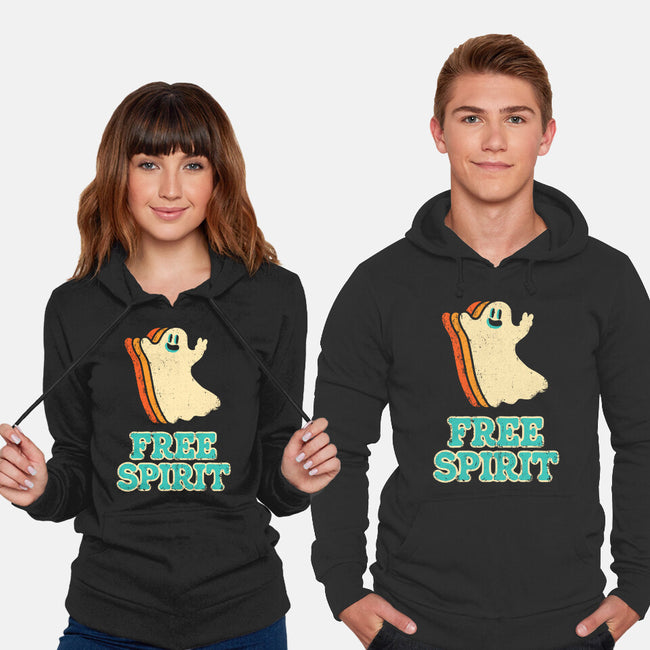 Retro Free Spirit-Unisex-Pullover-Sweatshirt-zachterrelldraws