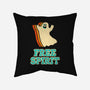 Retro Free Spirit-None-Removable Cover-Throw Pillow-zachterrelldraws