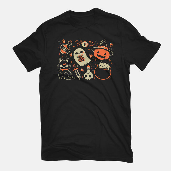 Halloween Things-Womens-Basic-Tee-xMorfina