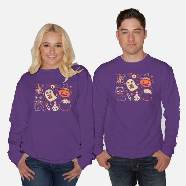 Halloween Things-Unisex-Crew Neck-Sweatshirt-xMorfina