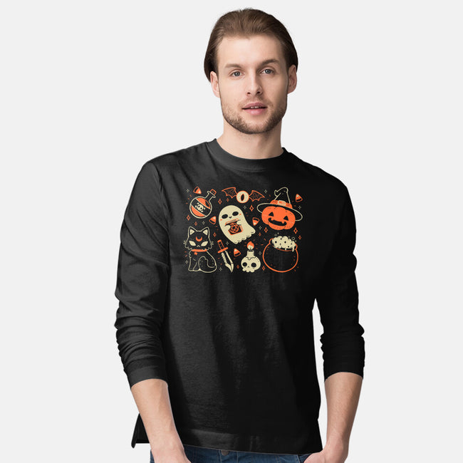 Halloween Things-Mens-Long Sleeved-Tee-xMorfina