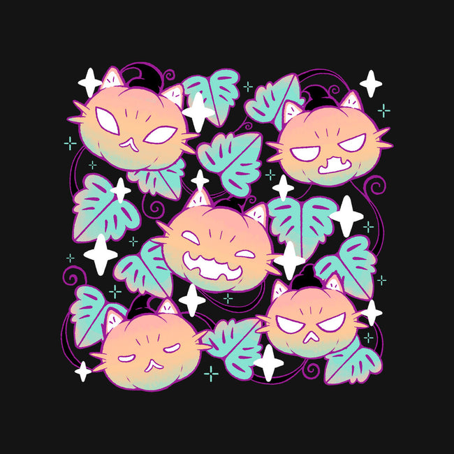 Pumpkin Cat Garden-None-Fleece-Blanket-xMorfina