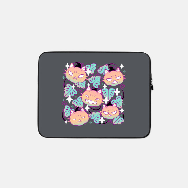 Pumpkin Cat Garden-None-Zippered-Laptop Sleeve-xMorfina