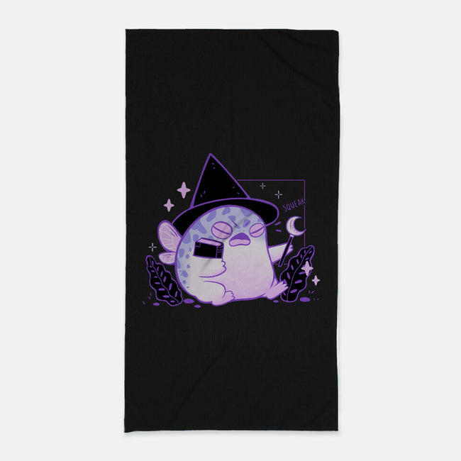 Rain Frog Wizard-None-Beach-Towel-xMorfina