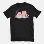 Halloween Pumpkin Cats-Mens-Heavyweight-Tee-xMorfina