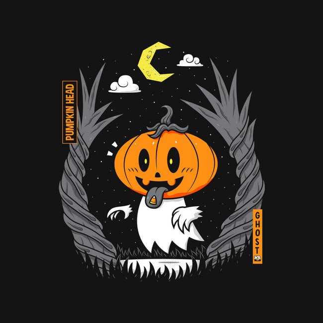 Pumpkin Head Ghost-Womens-Off Shoulder-Sweatshirt-krisren28