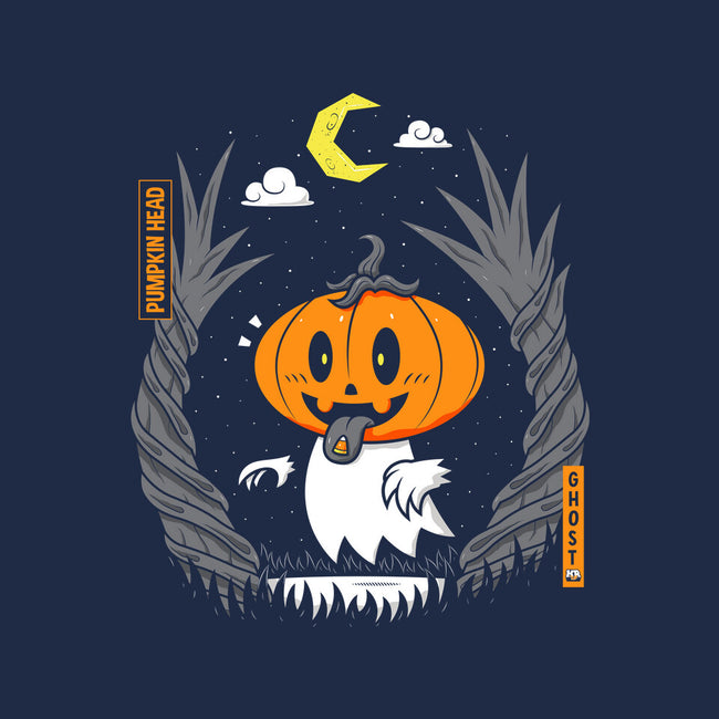 Pumpkin Head Ghost-None-Polyester-Shower Curtain-krisren28
