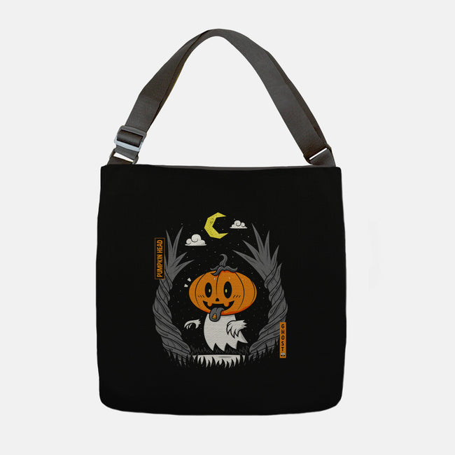 Pumpkin Head Ghost-None-Adjustable Tote-Bag-krisren28