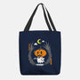 Pumpkin Head Ghost-None-Basic Tote-Bag-krisren28