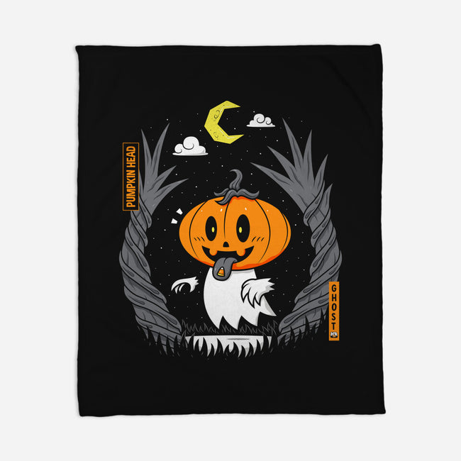 Pumpkin Head Ghost-None-Fleece-Blanket-krisren28
