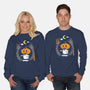 Pumpkin Head Ghost-Unisex-Crew Neck-Sweatshirt-krisren28