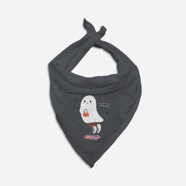 Candy Ghost-Dog-Bandana-Pet Collar-Paola Locks